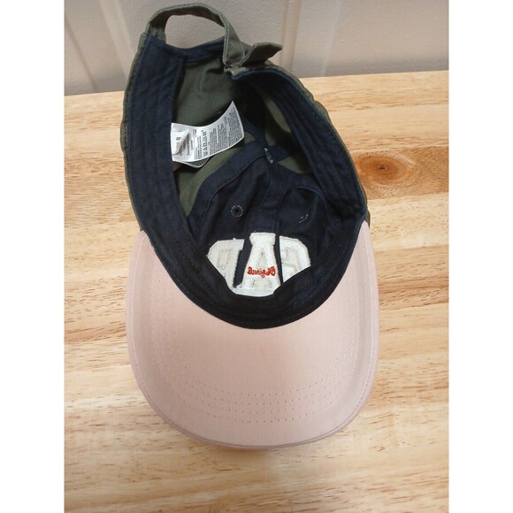 Gap Baseball Cap Colorblock Hat with Logo Women's Hat Pink Blue Green - Picture 7 of 8